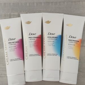 Dove Cream Serum Set - Pink, Orange, Blue, Yellow